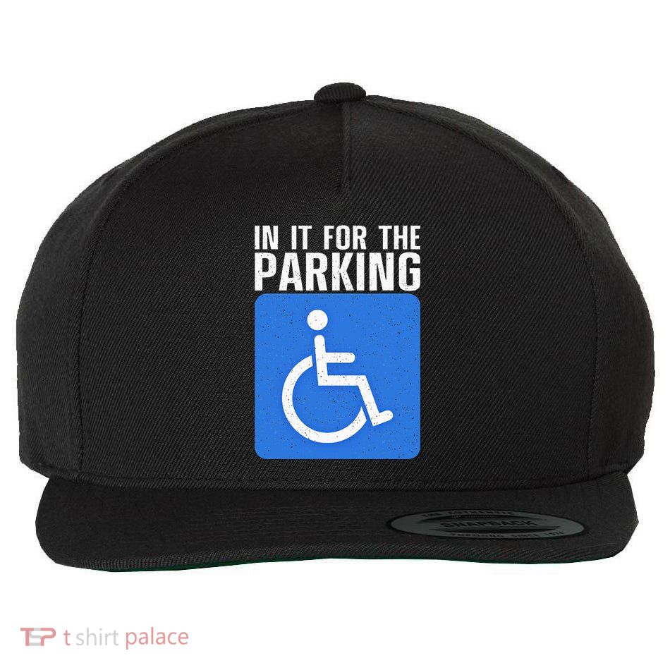 Wheelchair For Women Disability Handicapped Wool Snapback Cap
