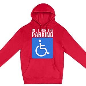 Wheelchair For Women Disability Handicapped Premium Pullover Hoodie