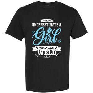 Wo Funny Welder Stuff Woman Welding Gear For Girls Garment-Dyed Heavyweight T-Shirt