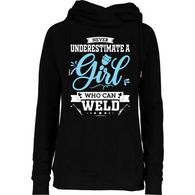 Wo Funny Welder Stuff Woman Welding Gear For Girls Womens Funnel Neck Pullover Hood