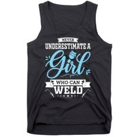 Wo Funny Welder Stuff Woman Welding Gear For Girls Tank Top