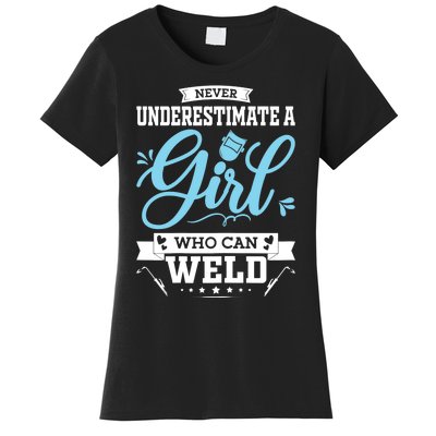 Wo Funny Welder Stuff Woman Welding Gear For Girls Women's T-Shirt