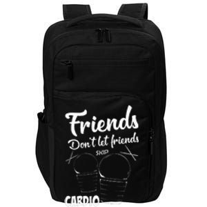 Womens Friends Workout Fitness Cardio Drumming Impact Tech Backpack