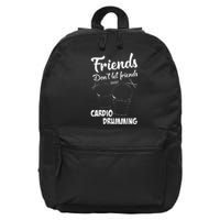 Womens Friends Workout Fitness Cardio Drumming 16 in Basic Backpack