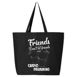 Womens Friends Workout Fitness Cardio Drumming 25L Jumbo Tote