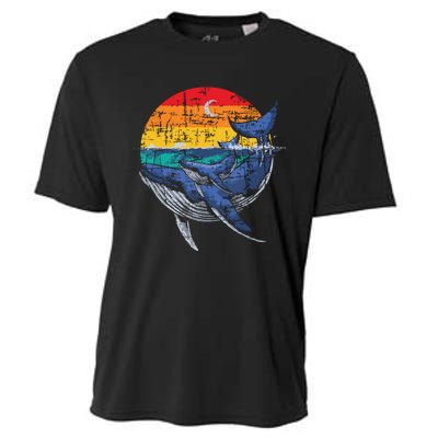 Whale Family Whale Lover Whales Aquarist Marine Biologist Cooling Performance Crew T-Shirt