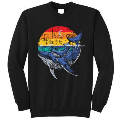 Whale Family Whale Lover Whales Aquarist Marine Biologist Sweatshirt