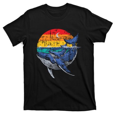 Whale Family Whale Lover Whales Aquarist Marine Biologist T-Shirt