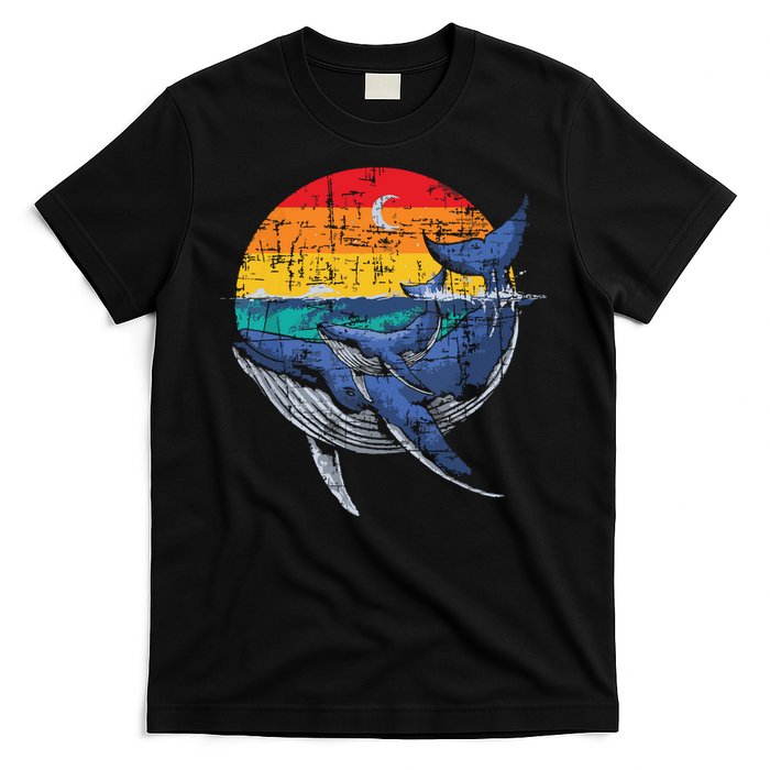 Whale Family Whale Lover Whales Aquarist Marine Biologist T-Shirt