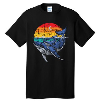 Whale Family Whale Lover Whales Aquarist Marine Biologist Tall T-Shirt