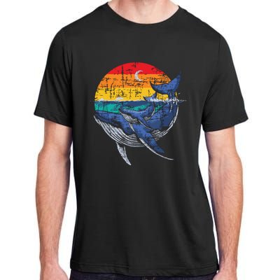 Whale Family Whale Lover Whales Aquarist Marine Biologist Adult ChromaSoft Performance T-Shirt