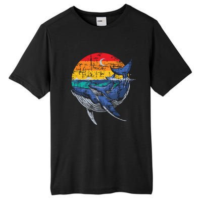 Whale Family Whale Lover Whales Aquarist Marine Biologist Tall Fusion ChromaSoft Performance T-Shirt