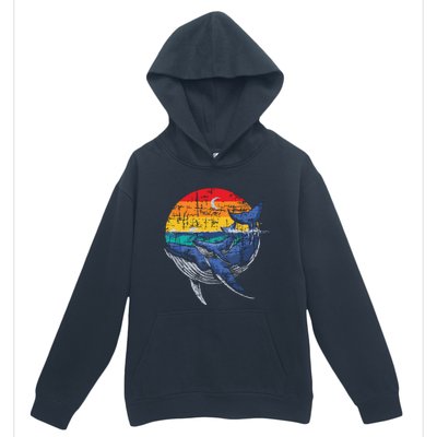 Whale Family Whale Lover Whales Aquarist Marine Biologist Urban Pullover Hoodie