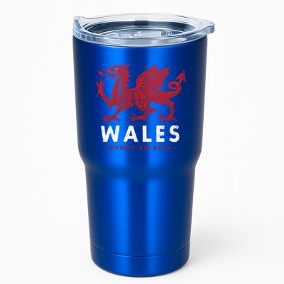 Wales Flag Welsh Dragon Baner Cymru Am Byth Welsh Gift Tumbler