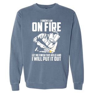 Welder Funny Welding Saying Graphic For Garment-Dyed Sweatshirt