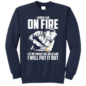 Welder Funny Welding Saying Graphic For Tall Sweatshirt