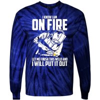 Welder Funny Welding Saying Graphic For Tie-Dye Long Sleeve Shirt