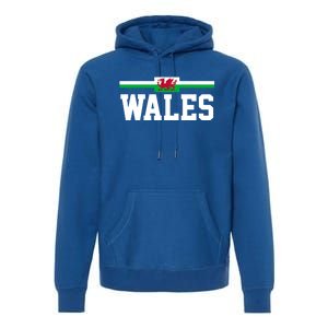 Wales Flag Welsh Gift Premium Hoodie