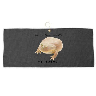 Wednesday Frog Large Microfiber Waffle Golf Towel