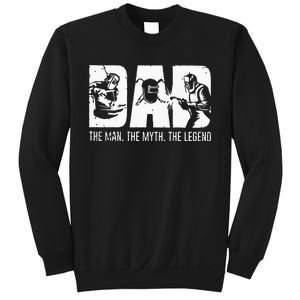 Welder Funny Welding Dad Man Myth Legend Father Sweatshirt