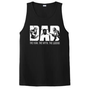 Welder Funny Welding Dad Man Myth Legend Father PosiCharge Competitor Tank