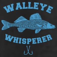 Walleye Fishing Walleye Whisperer Fishing Lure 7 Panel Mesh Trucker Snapback Hat