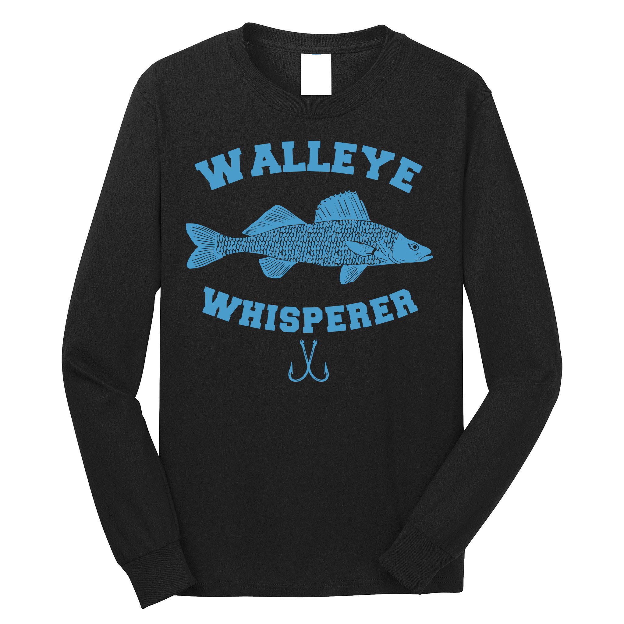 Walleye Fishing Walleye Whisperer Fishing Lure Long Sleeve Shirt