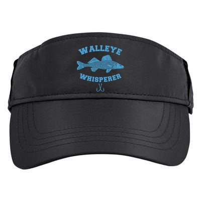 Walleye Fishing Walleye Whisperer Fishing Lure Adult Drive Performance Visor