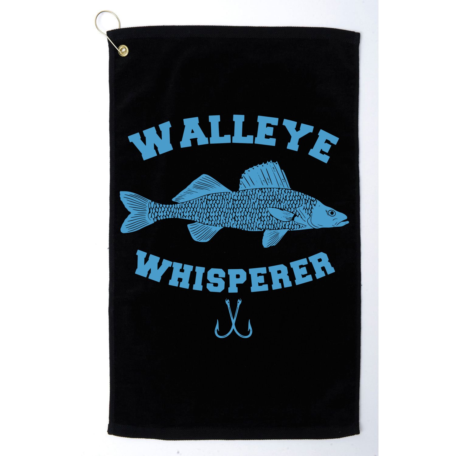 Walleye Fishing Walleye Whisperer Fishing Lure Golf Towel