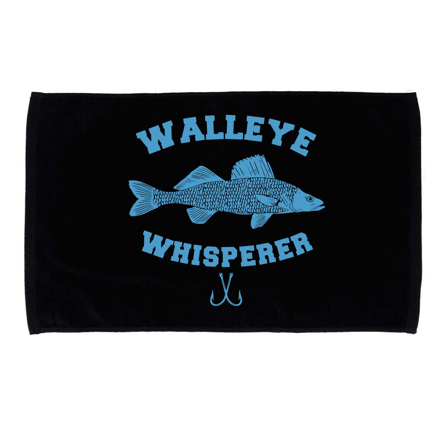 Walleye Fishing Walleye Whisperer Fishing Lure Microfiber Hand Towel