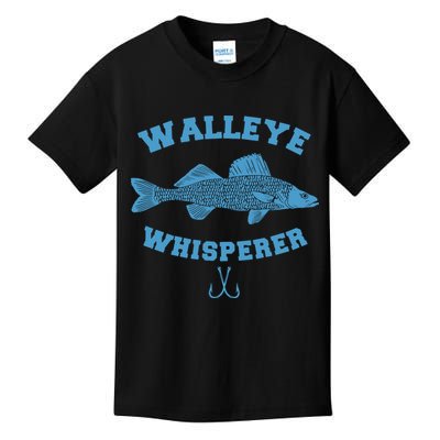 Walleye Fishing Walleye Whisperer Fishing Lure Kids T-Shirt