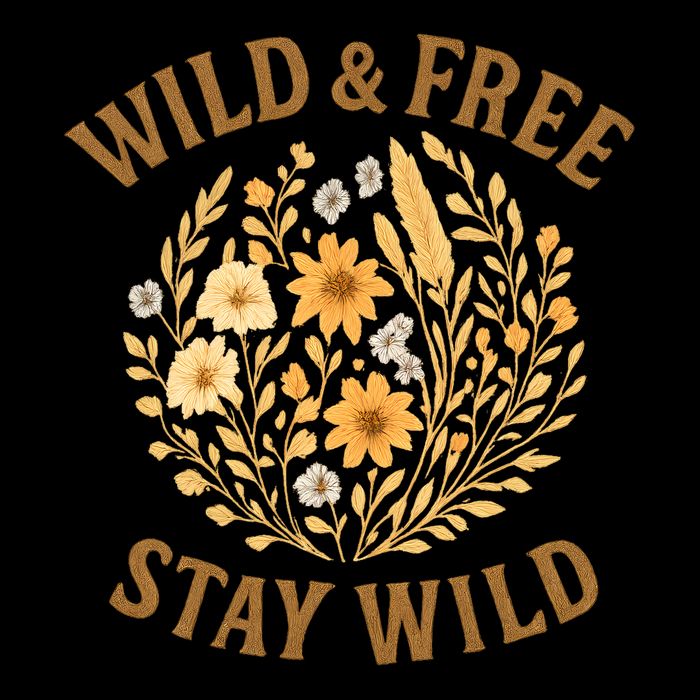 Wild & Free Drawstring Bag