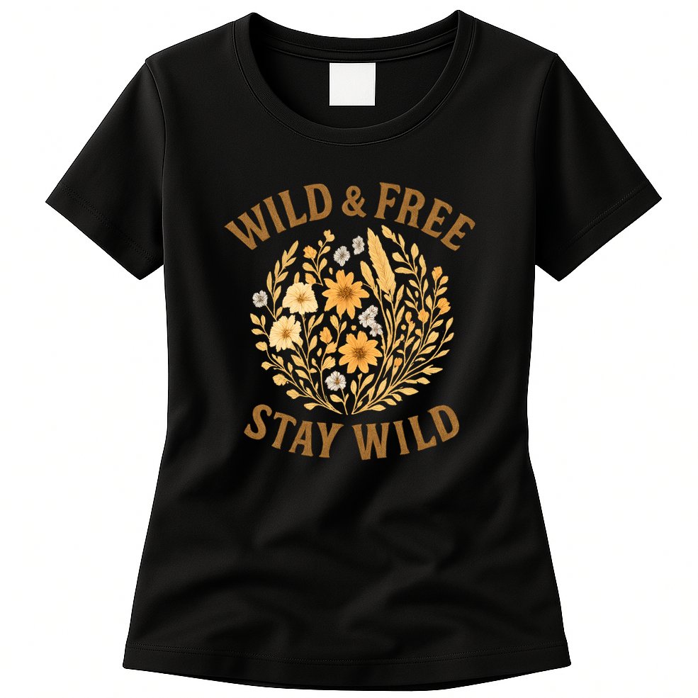 Wild & Free Womens T-Shirt