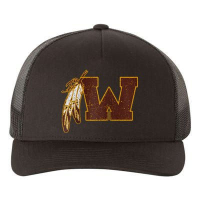 Washington Feather Yupoong Adult 5-Panel Trucker Hat