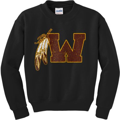 Washington Feather Kids Sweatshirt