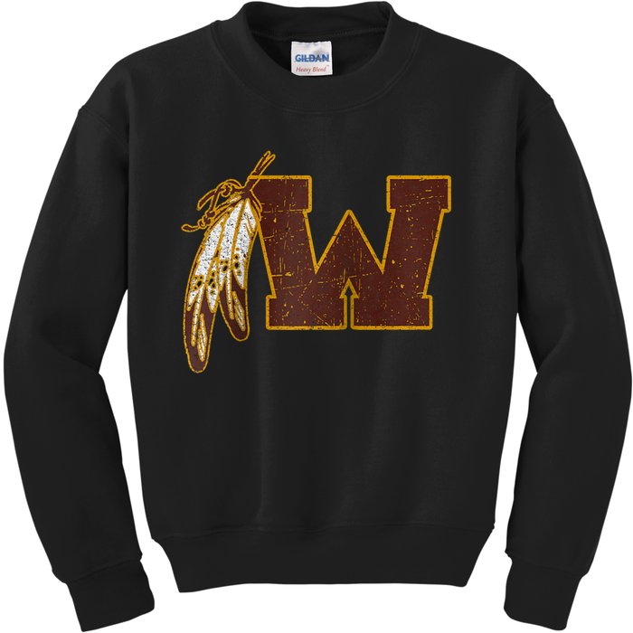 Washington Feather Kids Sweatshirt