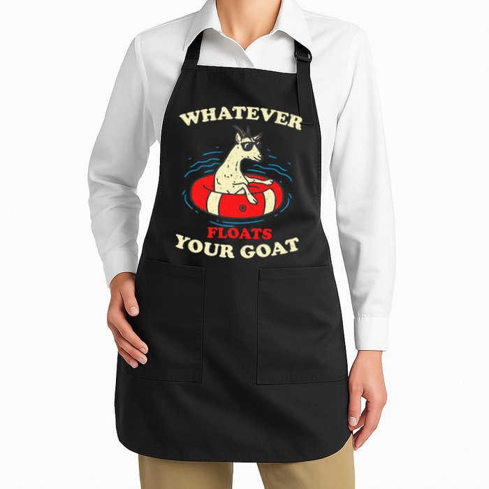 Whatever Floats Your Goat Summer Float Trip River Tubing Apron