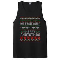 We Fish You A Merry Christmas Fishers Ugly Xmas Sweater PosiCharge Competitor Tank