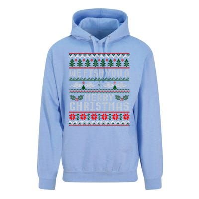 We Fish You A Merry Christmas Fishers Ugly Xmas Sweater Unisex Surf Hoodie