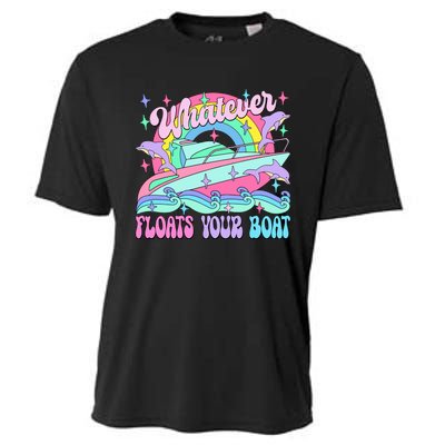 Whatever Floats Your Boat Ship Crusing Cruise Trip Vacation Matching Cooling Performance Crew T-Shirt