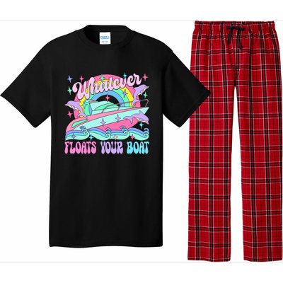 Whatever Floats Your Boat Ship Crusing Cruise Trip Vacation Matching Pajama Set