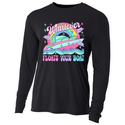 Whatever Floats Your Boat Ship Crusing Cruise Trip Vacation Matching Cooling Performance Long Sleeve Crew