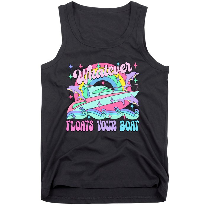 Whatever Floats Your Boat Ship Crusing Cruise Trip Vacation Matching Tank Top