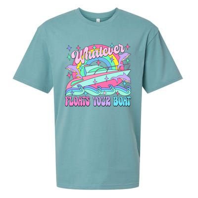 Whatever Floats Your Boat Ship Crusing Cruise Trip Vacation Matching Sueded Cloud Jersey T-Shirt