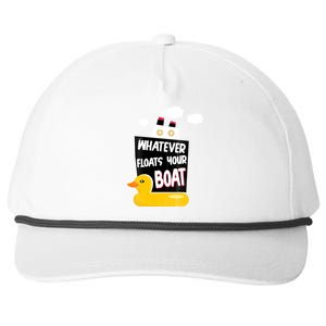 Whatever Floats Your Boat Snapback Five-Panel Rope Hat