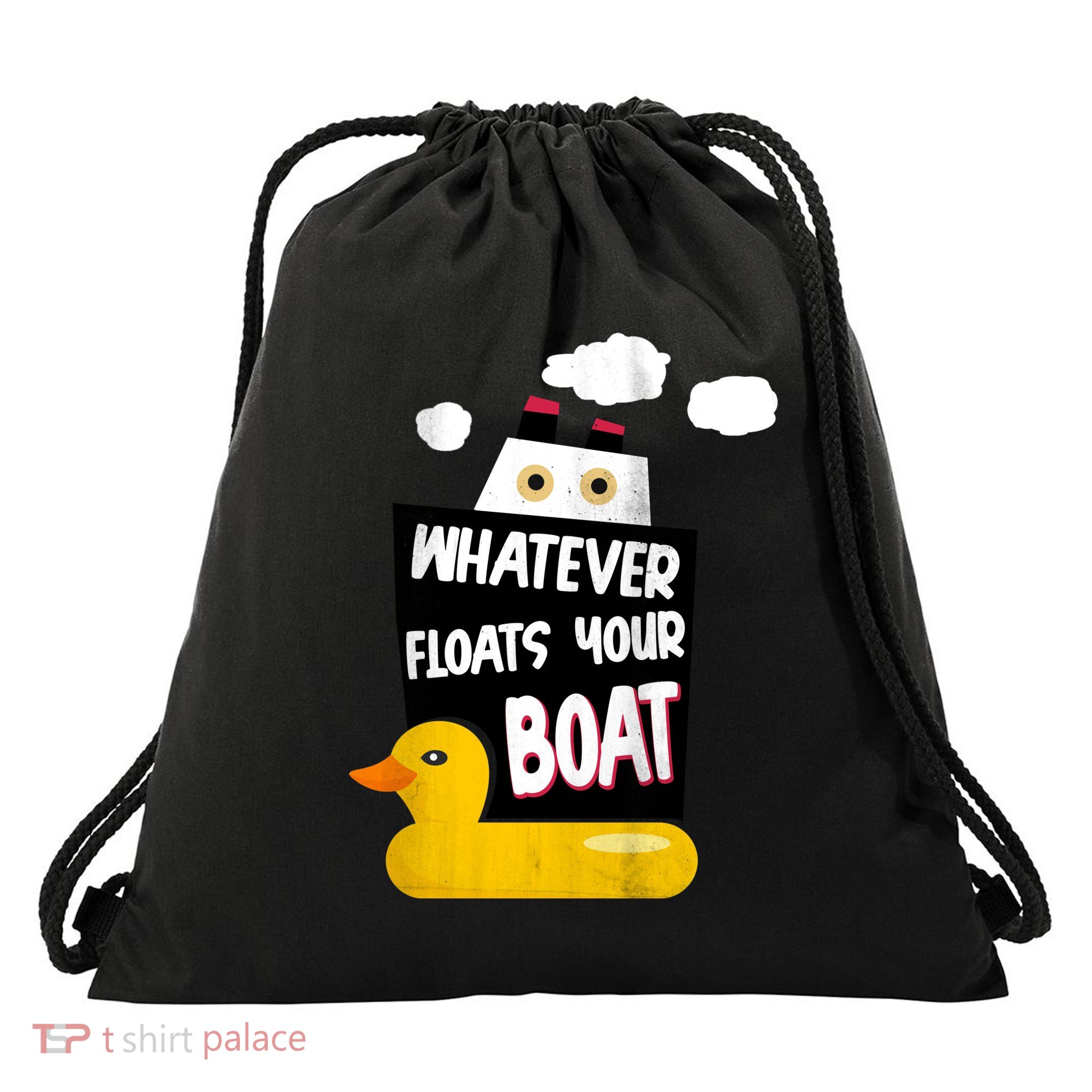 Whatever Floats Your Boat Drawstring Bag
