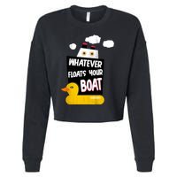Whatever Floats Your Boat Cropped Pullover Crew