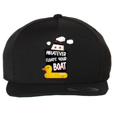 Whatever Floats Your Boat Wool Snapback Cap