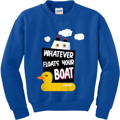 Whatever Floats Your Boat Kids Sweatshirt