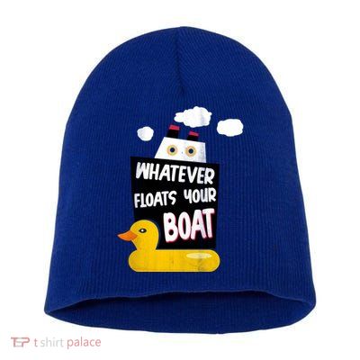 Whatever Floats Your Boat Short Acrylic Beanie